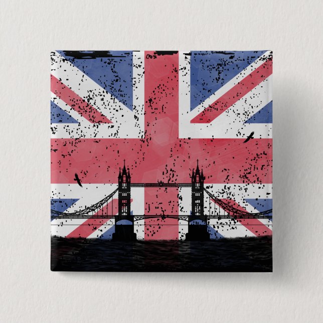 London Pinback Button (Front)