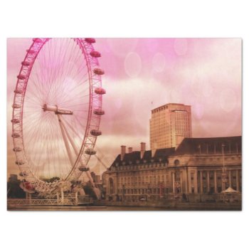 London Pink Tissue Paper by MehrFarbeImLeben at Zazzle