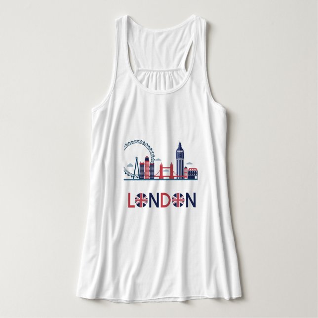London Plus Size  Plus Size T-Shirt Tank Top (Design Front)