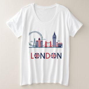 London Plus Size  T-Shirt
