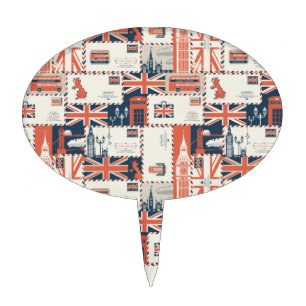 London Post Cake Pick