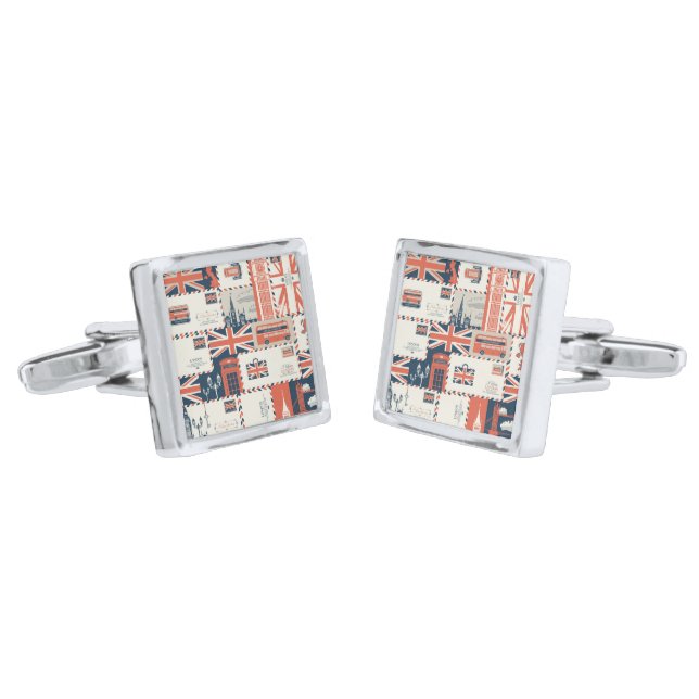London Post Cufflinks (Angled)