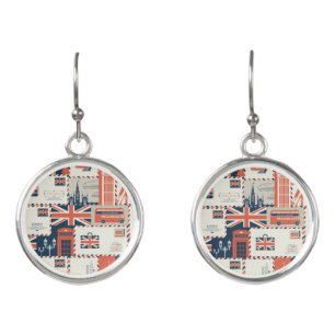 London Post Earrings