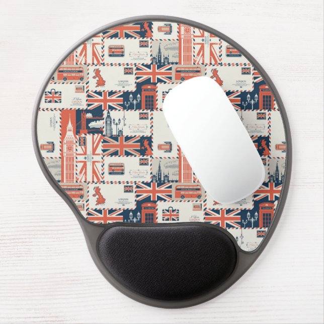 London Post Gel Mouse Pad (Left Side)