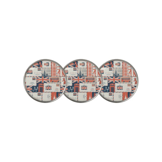 London Post Golf Ball Markers (3 Up)