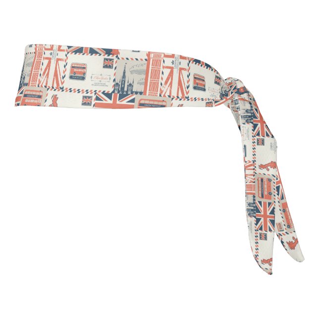 London Post Hair Tie Tie Headband (Rotate 90)