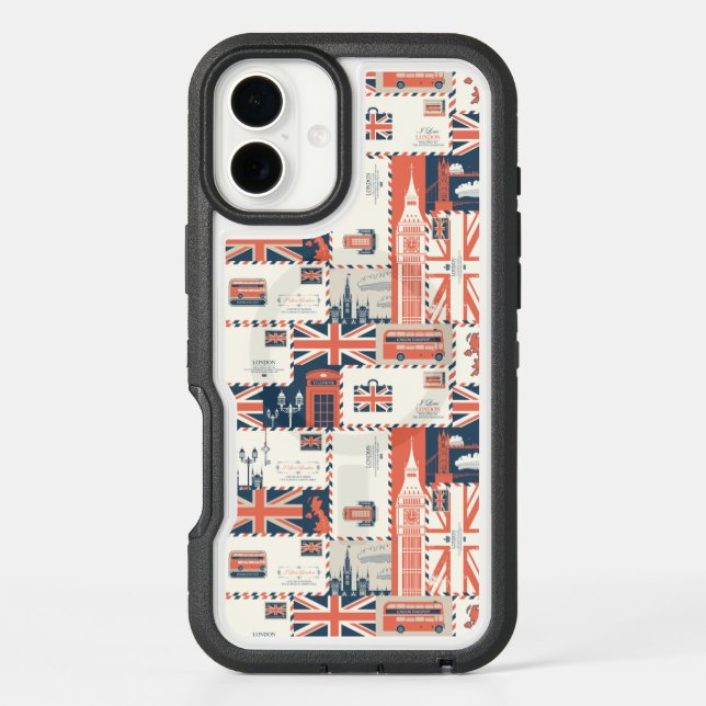 London Post iPhone Case (Back)