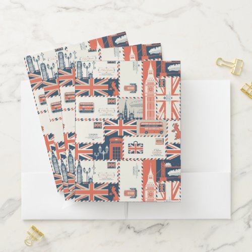 London Post Pocket Folders