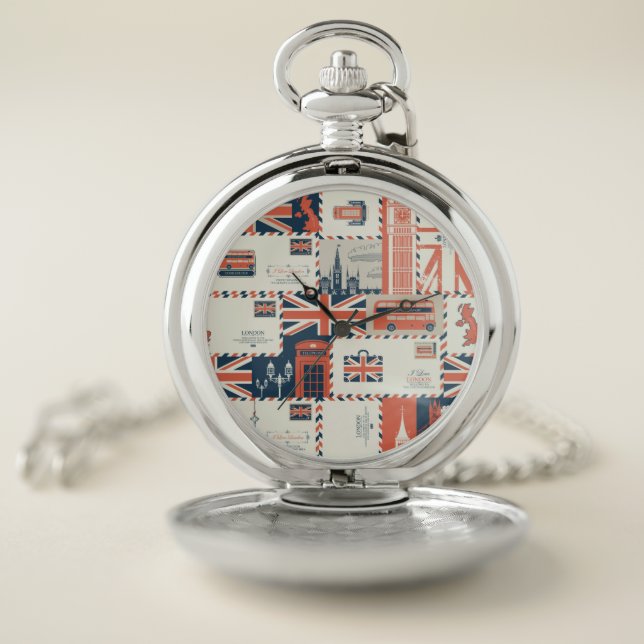 London Post Pocket Watch (Inside)
