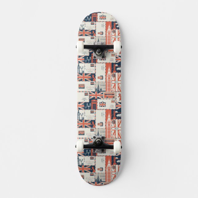 London Post Skateboard (Front)