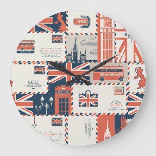 London Post Wall Clock