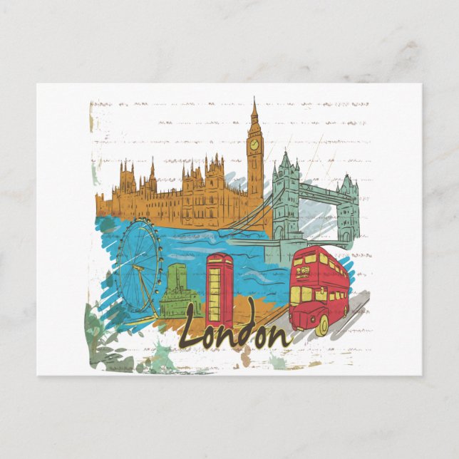 London Postcard (Front)