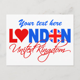 London postcard - customize!