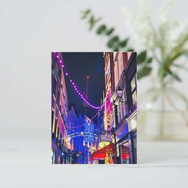 London Postcard, Soho, England Postcard (Standing Front)