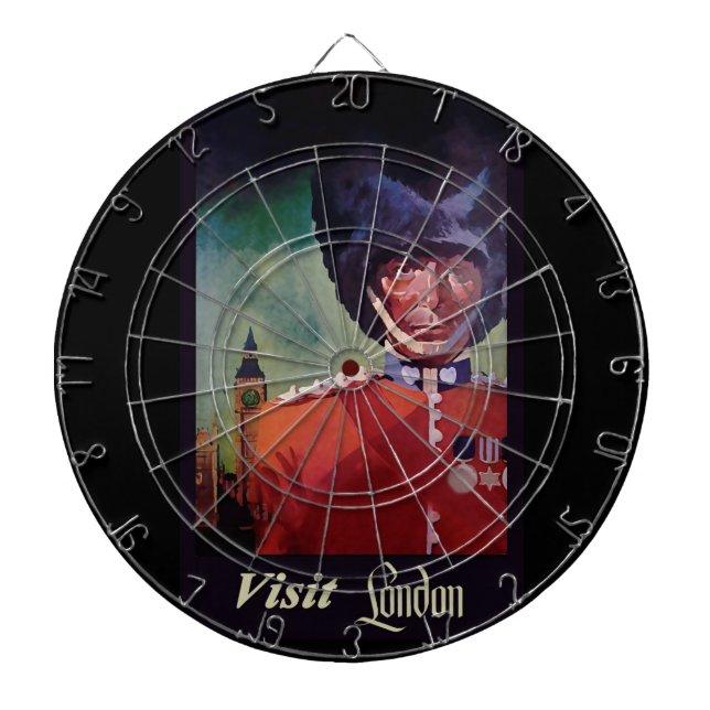 London Poster Dart Board (Front)