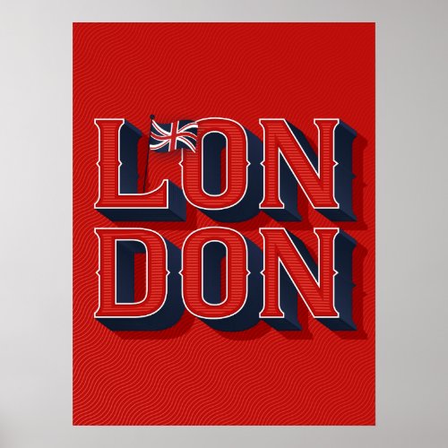 London Poster Print 18x24