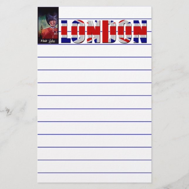 London Poster Stationery (Front)