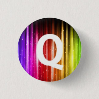 London Queers mini badge Q Pinback Button