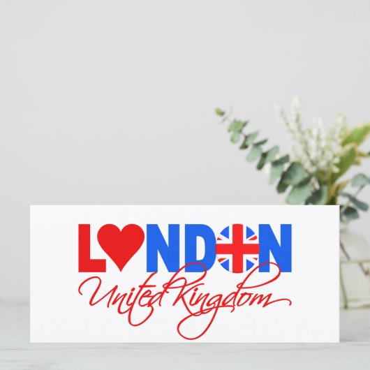 London rack card (Standing Front)