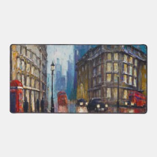 London Rain Desk Mat
