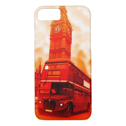 London Red Bus Big Ben iPhone 7 Case