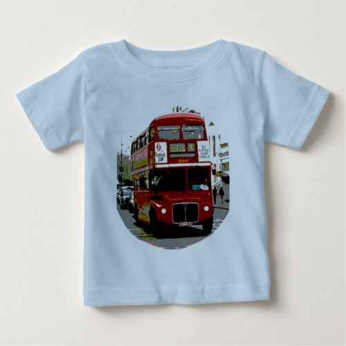 London Red Bus Routemaster Buses Baby T_Shirt