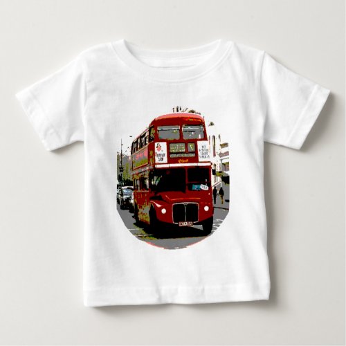 London Red Bus Routemaster Buses Baby T_Shirt