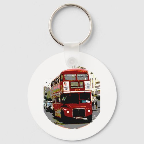 London Red Bus Routemaster Buses Keychain