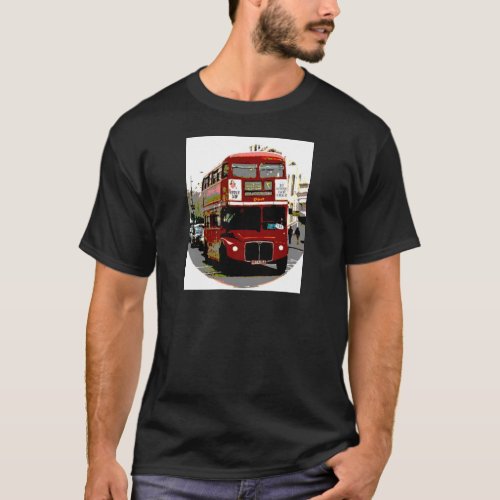 London Red Bus Routemaster Buses T_Shirt