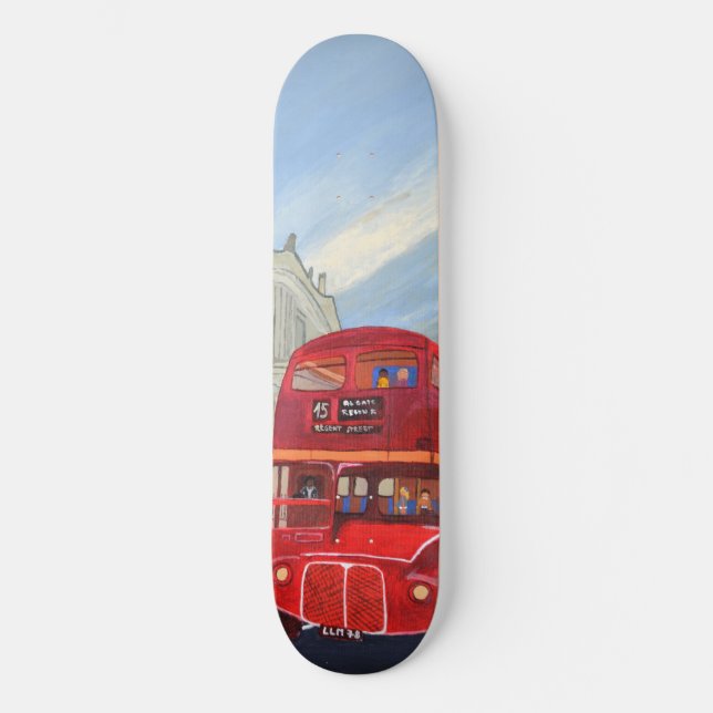 London Red Bus  Skateboard (Front)