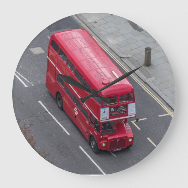 London red bus wall clock (Front)