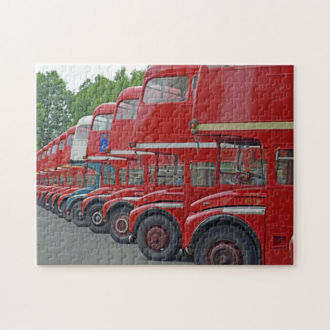 London red buses puzzle (Horizontal)