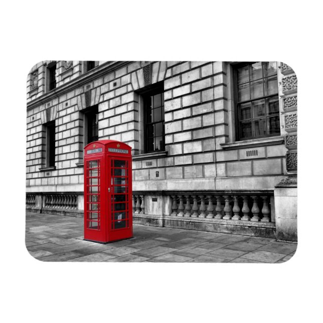 London Red Phone Box Magnet (Horizontal)