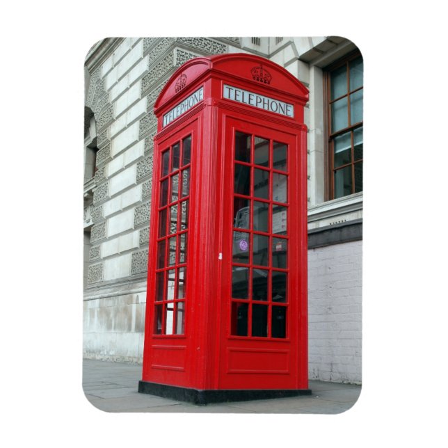 London Red Phone Box Magnet (Vertical)