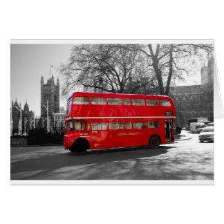 London Red Routemaster Bus Cards