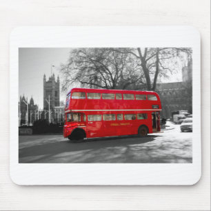 London Red Routemaster Bus Mouse Pad