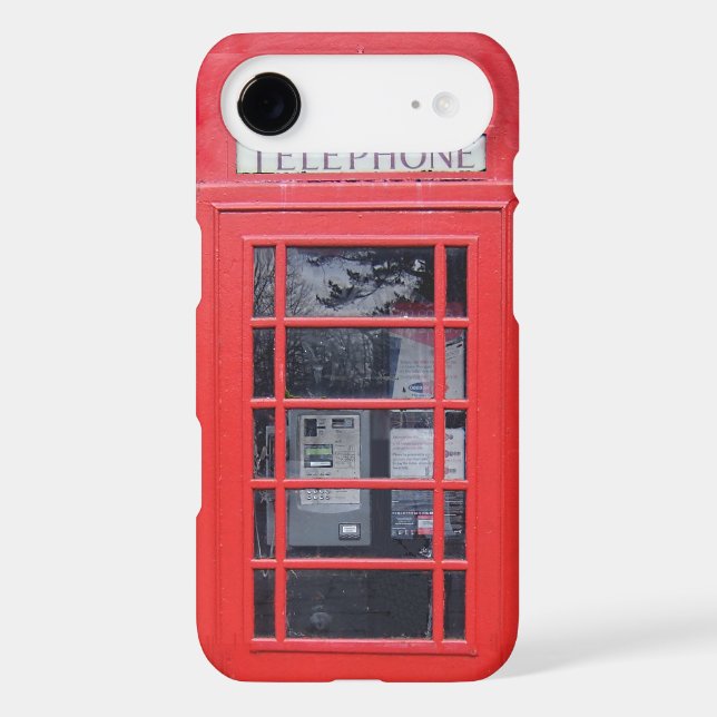 London Red Telephone Box Case-Mate iPhone Case (Back)