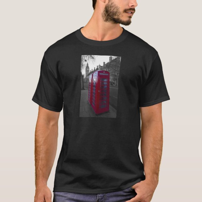 London Red Telephone box T-Shirt (Front)