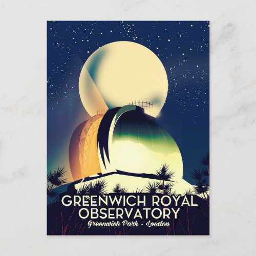 London Royal Observatory Greenwich Postcard