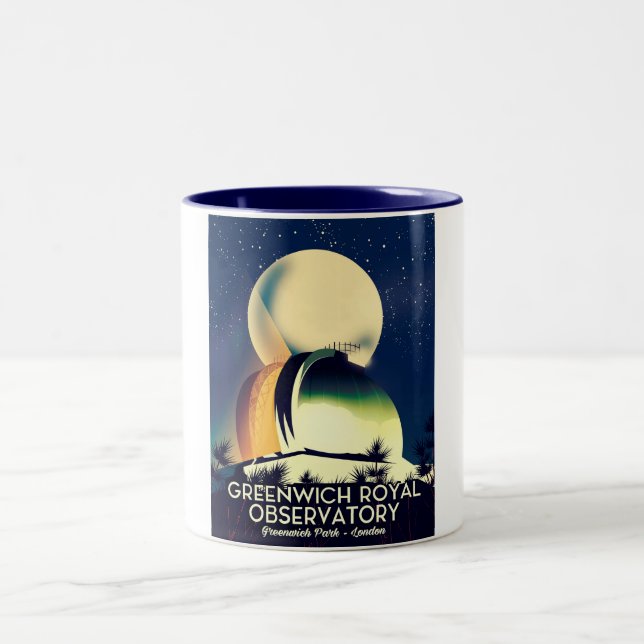 London Royal Observatory Greenwich Two-Tone Coffee Mug (Center)