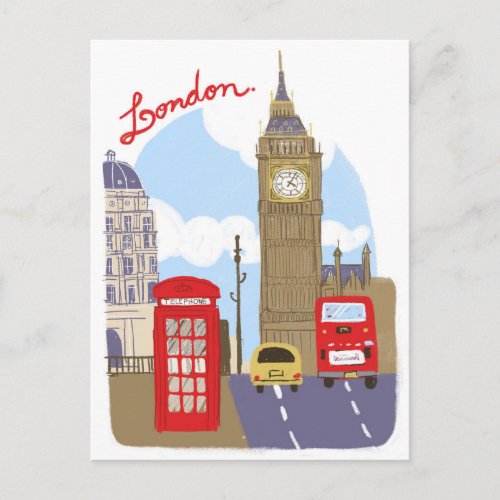 London Scene Postcard