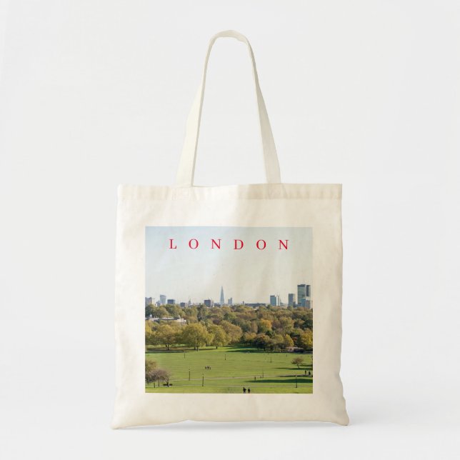London seen from Primrose Hill tote bag (Front)