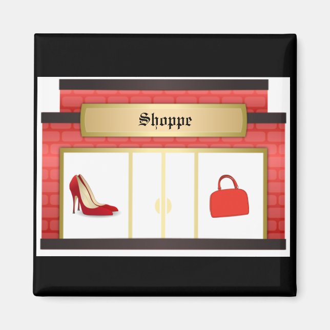 London Shopping Theme Magnet (Front)