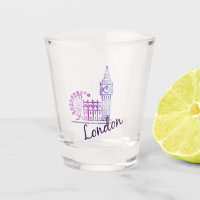 London Shot Glass – Big Ben UK Souvenir, Travel