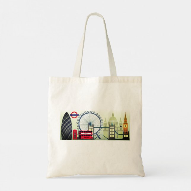 London Sightseeing Tote Bag (Back)