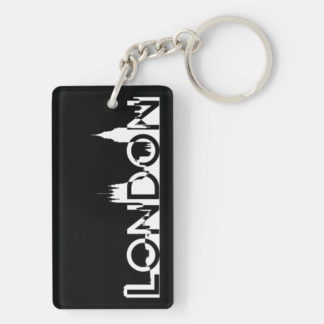 London silhouette keychain (Back)