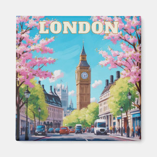London Skyline Fridge Magnet – Iconic UK Souvenir