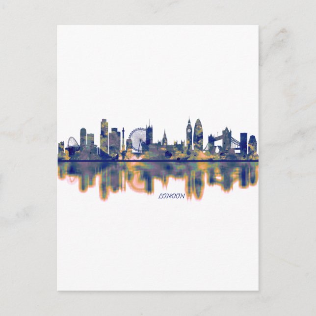 London Skyline Holiday Postcard (Front)