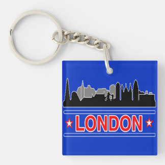 London Skyline  Keychain
