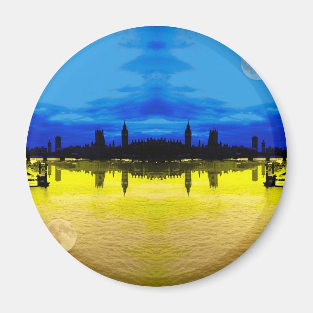 London Skyline Magnet (Front)